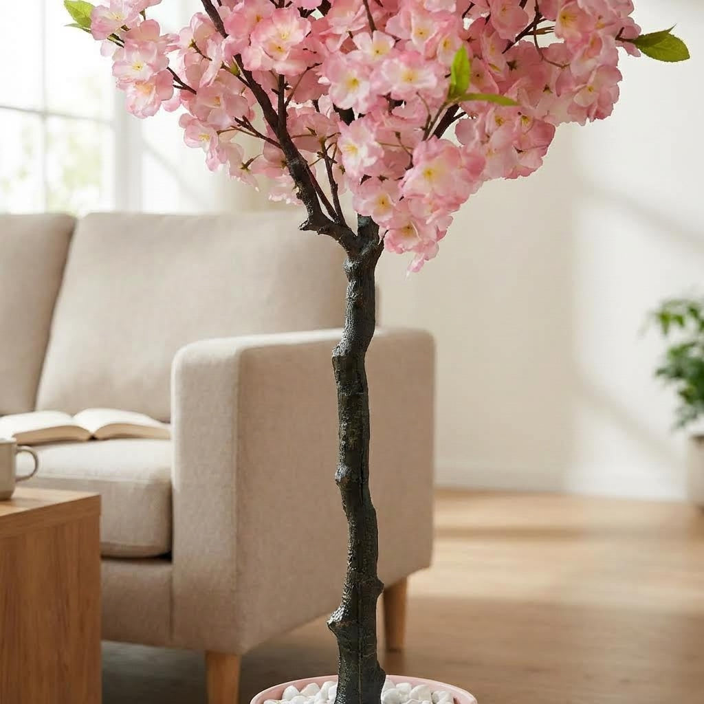 Künstlicher Sakura Kirschblütenbaum Rosa 150 cm