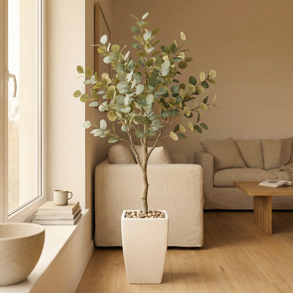 Künstlicher Eukalyptusbaum 150 cm mit Dekotopf