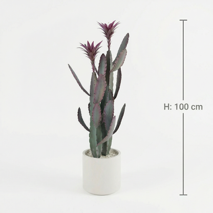 Künstlicher Kaktus 100 cm mit Dekotopf