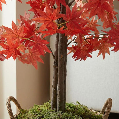 Künstlicher Japanischer Ahornbaum Rot 120 cm