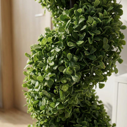 Künstlicher Buchsbaum in Spiralform 90 cm (2er-Set)