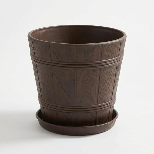 Blumentopf Ø30 cm Braun OLIA