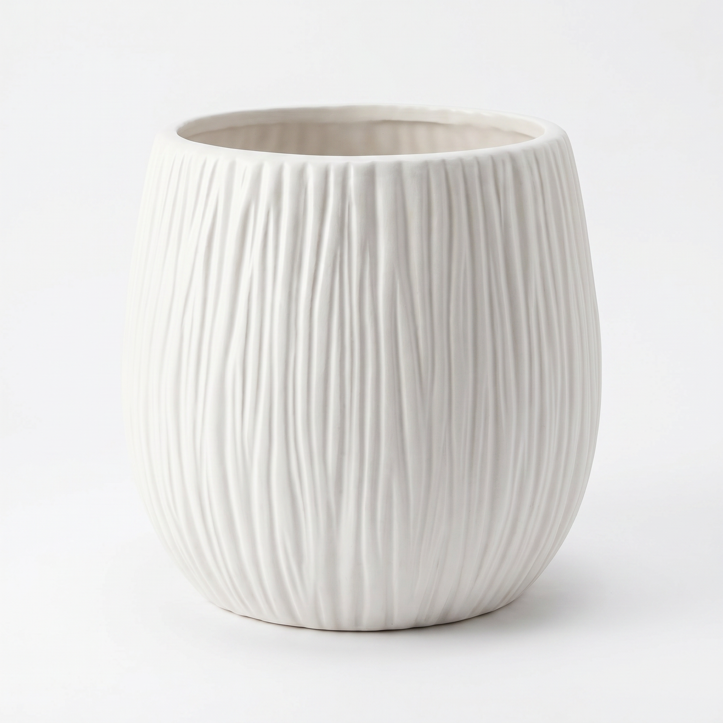 Bloempot Ø26 cm geribbeld CALMA