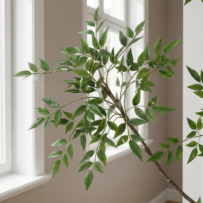 Künstlicher Nandina-Baum 150 cm mit Dekotopf