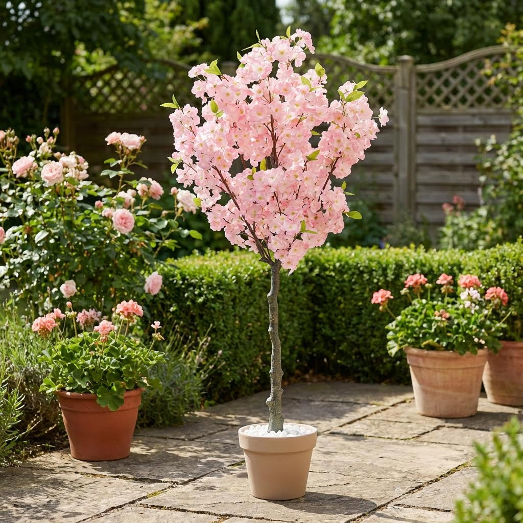 Künstlicher Sakura Kirschblütenbaum Rosa 150 cm