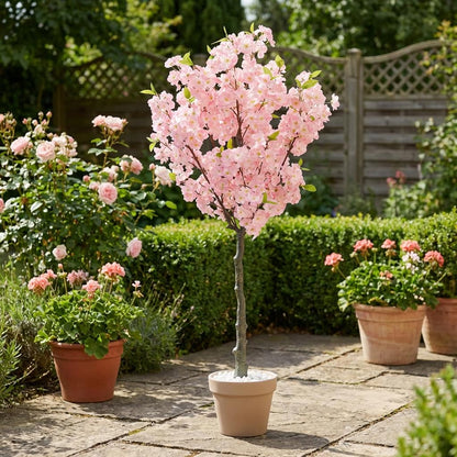 Künstlicher Sakura Kirschblütenbaum Rosa 150 cm