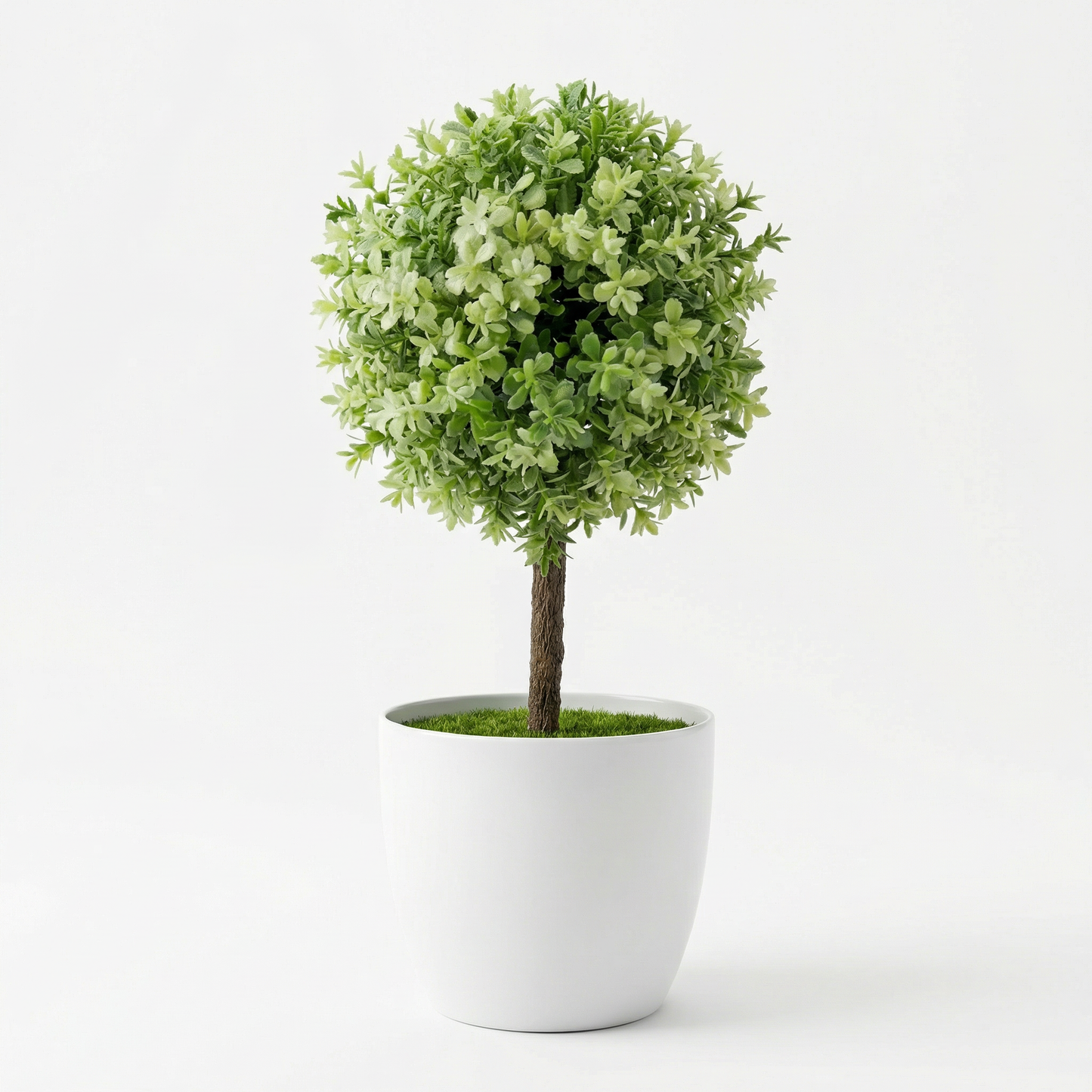 Kunstmatige mini-bolboom 27 cm met sierpot