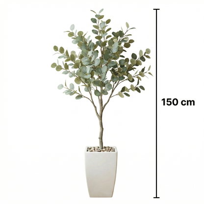 Künstlicher Eukalyptusbaum 150 cm mit Dekotopf