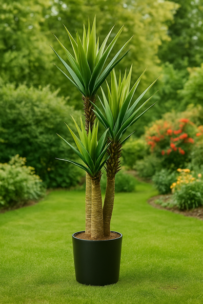 TropenTraum™ Oca Künstliche Jahrhundertpflanze im Topf – 160 cm