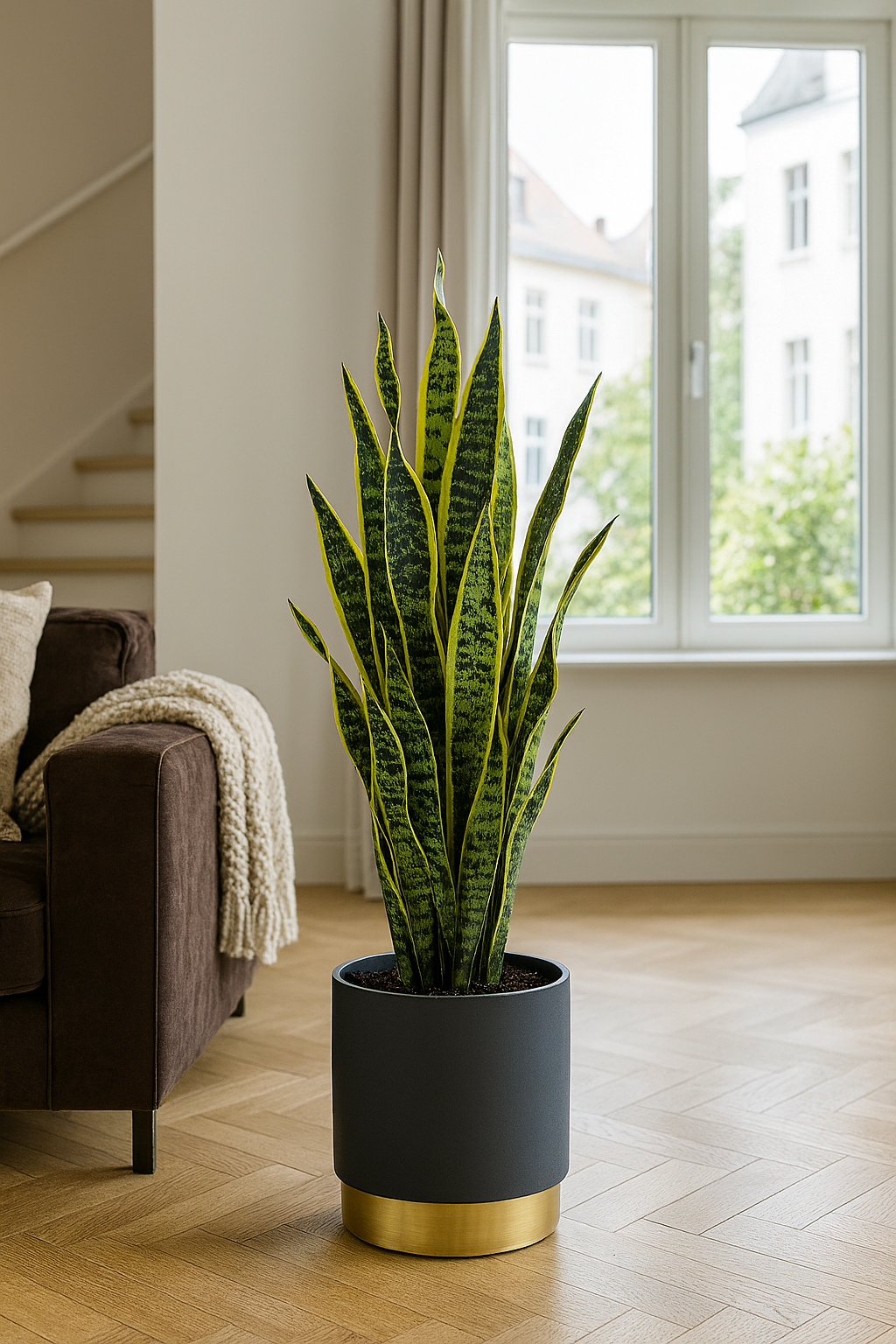 TropenTraum™- Künstliche Sansevieria-Blätter