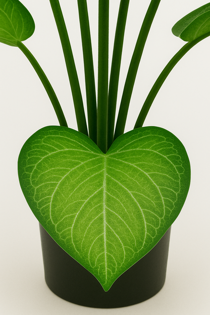 TropenTraum™- Taro Blatt gefälschte grüne Topfpflanze