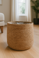 Seegras-Pflanzenkorb