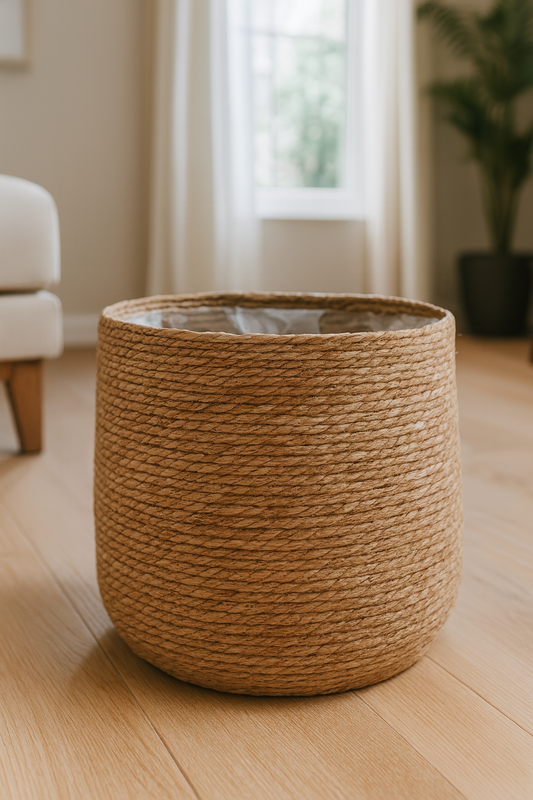 Seegras-Pflanzenkorb