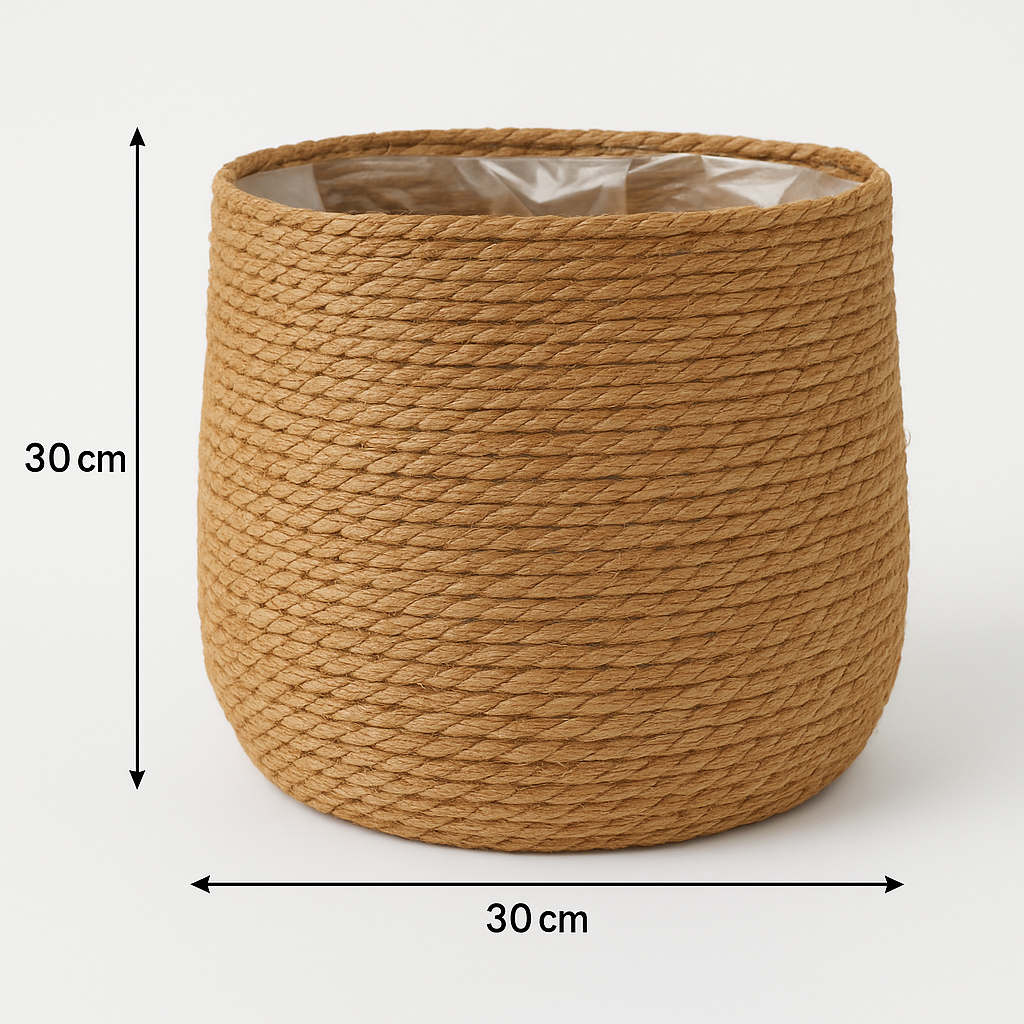 Seegras-Pflanzenkorb