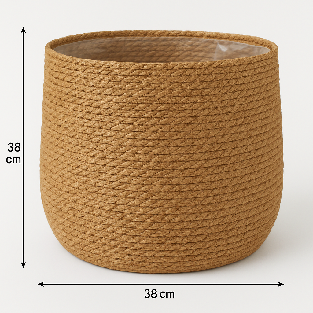 Seegras-Pflanzenkorb