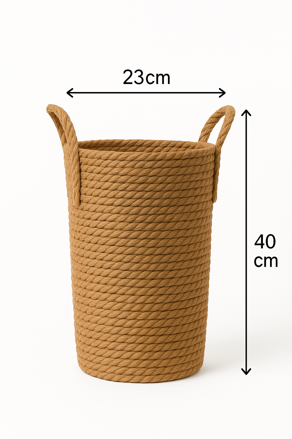 Handgewebter Rattan-Blumentopf