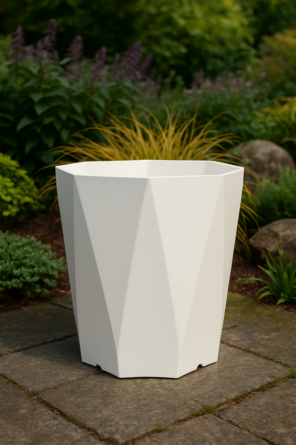 Großer diamantförmiger Pflanzkübel