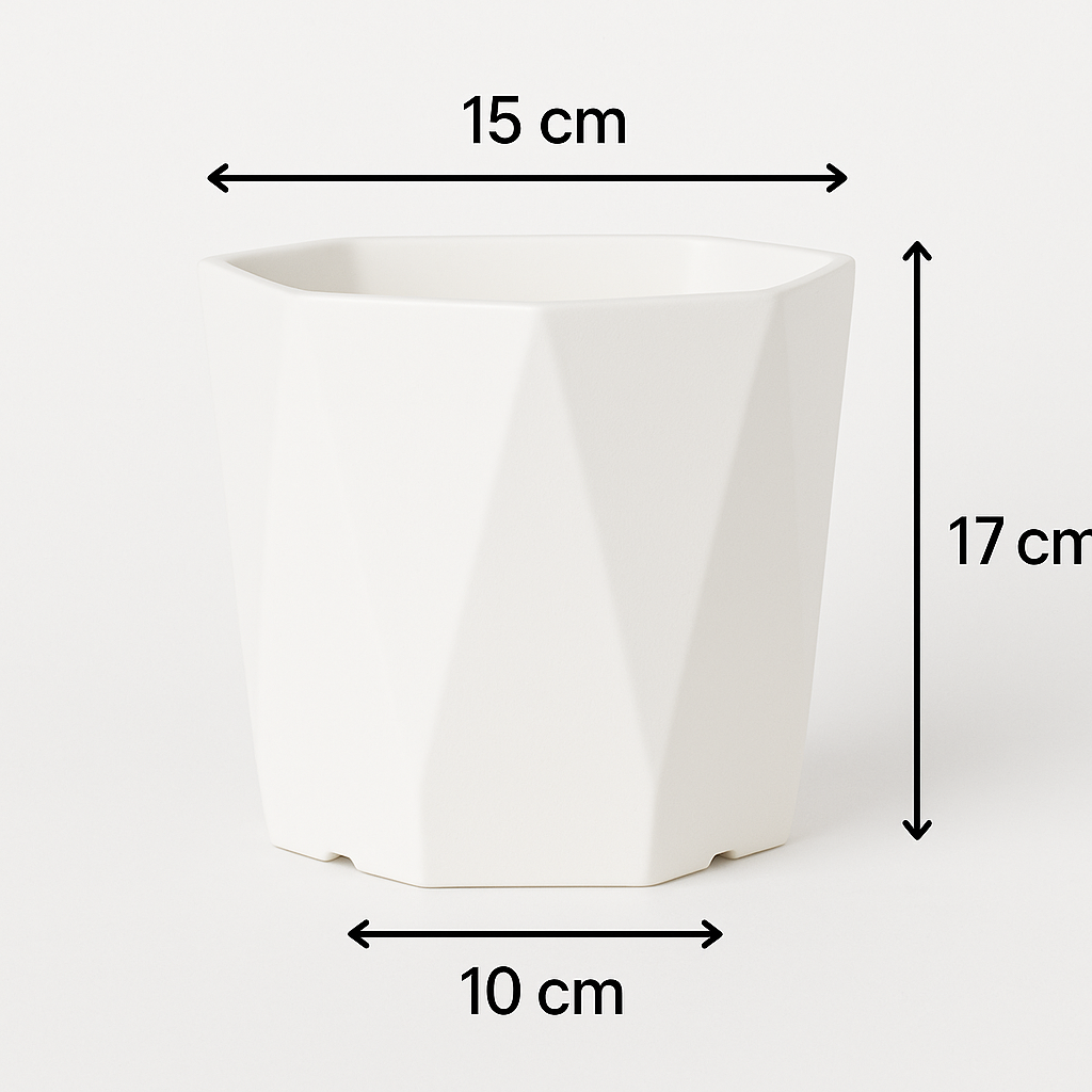 Großer diamantförmiger Pflanzkübel