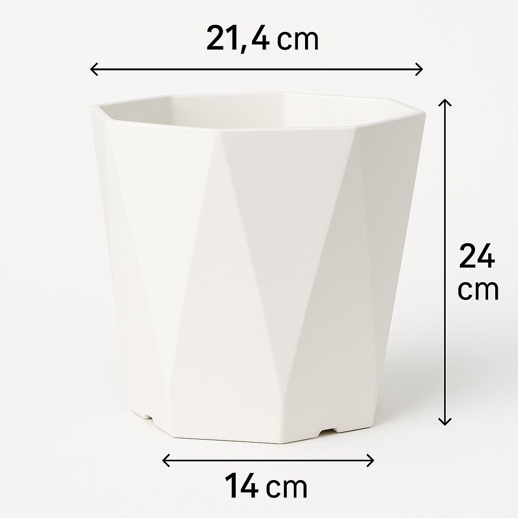 Großer diamantförmiger Pflanzkübel