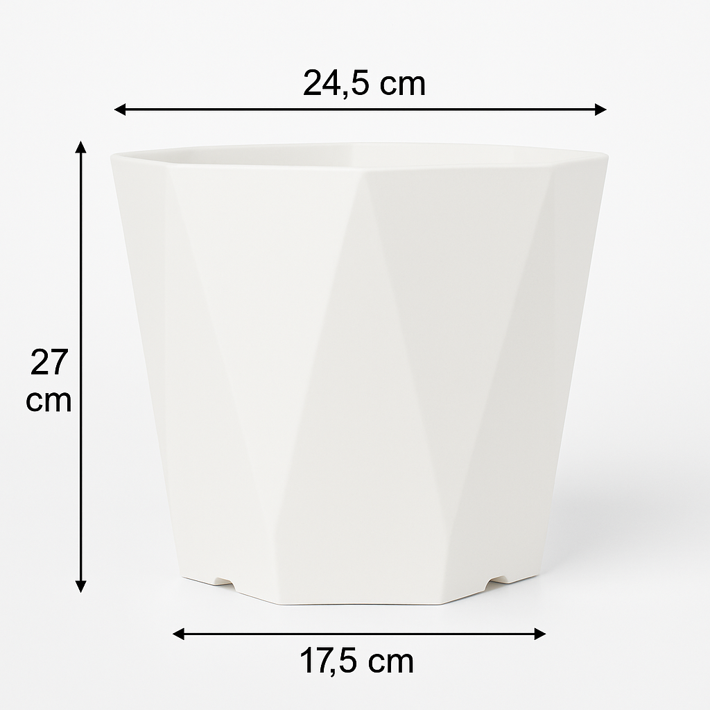 Großer diamantförmiger Pflanzkübel