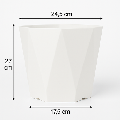 Großer diamantförmiger Pflanzkübel