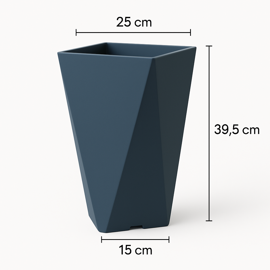 Großer Blumentopf aus Kunstharz