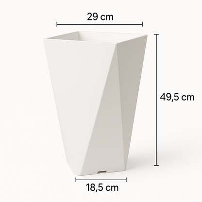 Großer Blumentopf aus Kunstharz