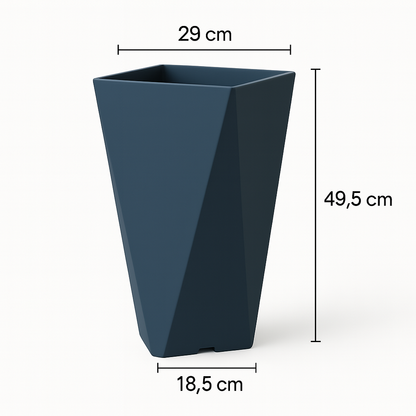 Großer Blumentopf aus Kunstharz