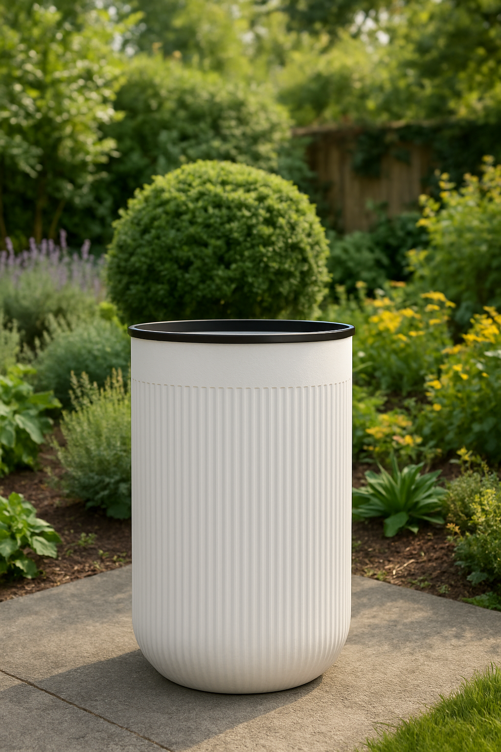 Zylindrischer Standblumentopf