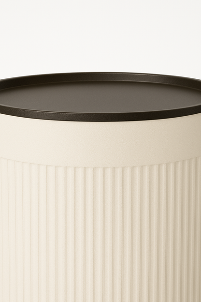 Zylindrischer Standblumentopf