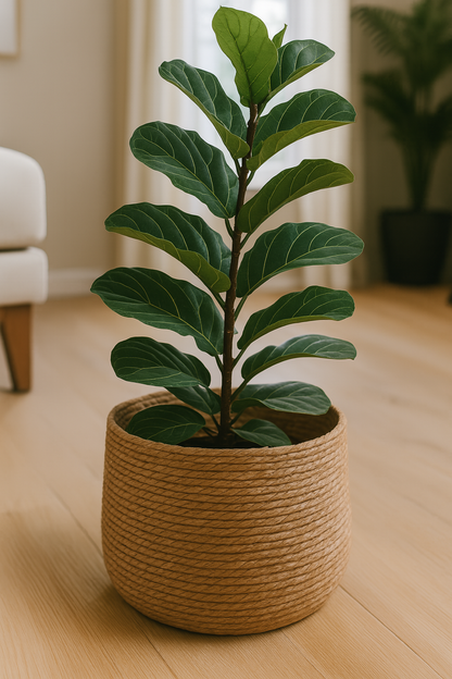 Seegras-Pflanzenkorb