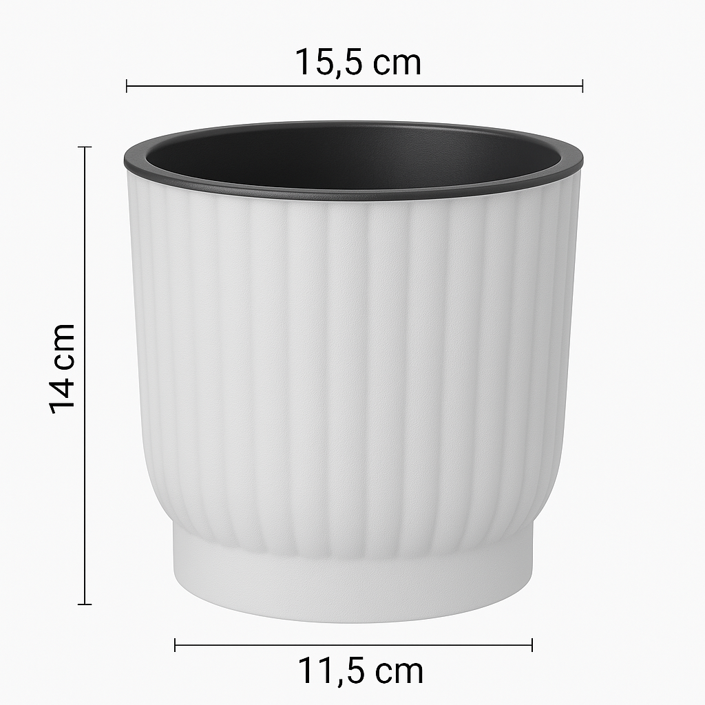 Moderner wasserabsorbierender Pflanzkübel