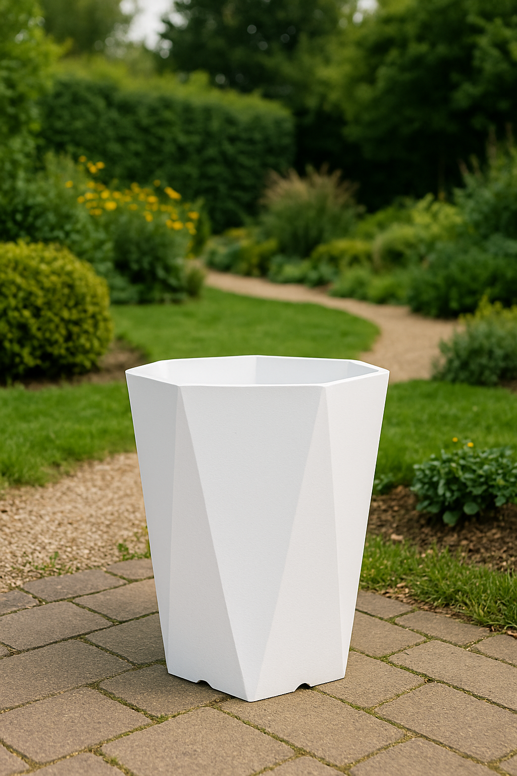 Diamant-Kunstharz-Blumentopf