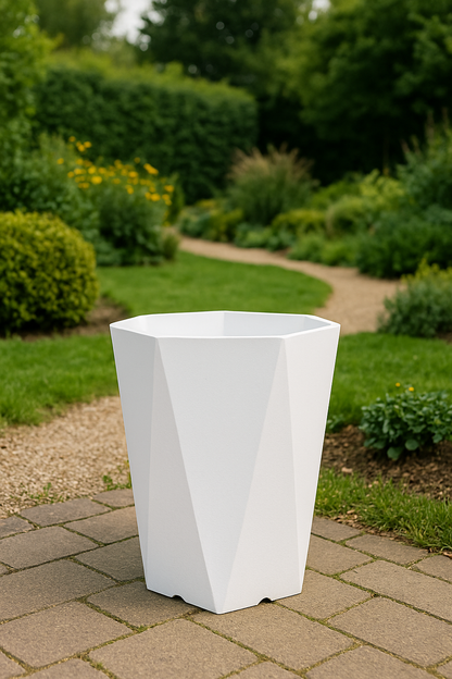 Diamant-Kunstharz-Blumentopf