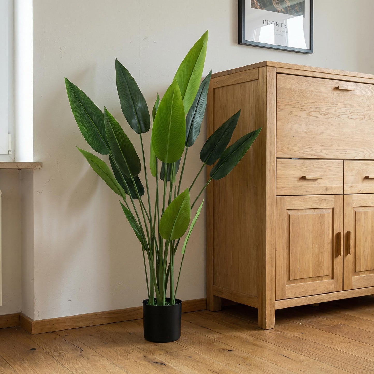 Künstliche Paradiesvogelpflanze 110 cm