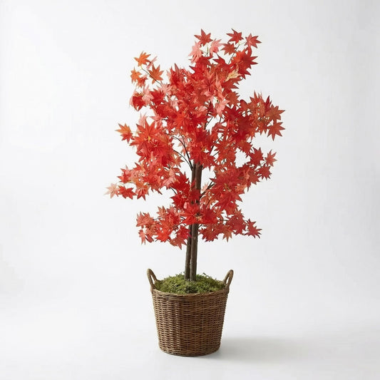 Künstlicher Japanischer Ahornbaum Rot 120 cm