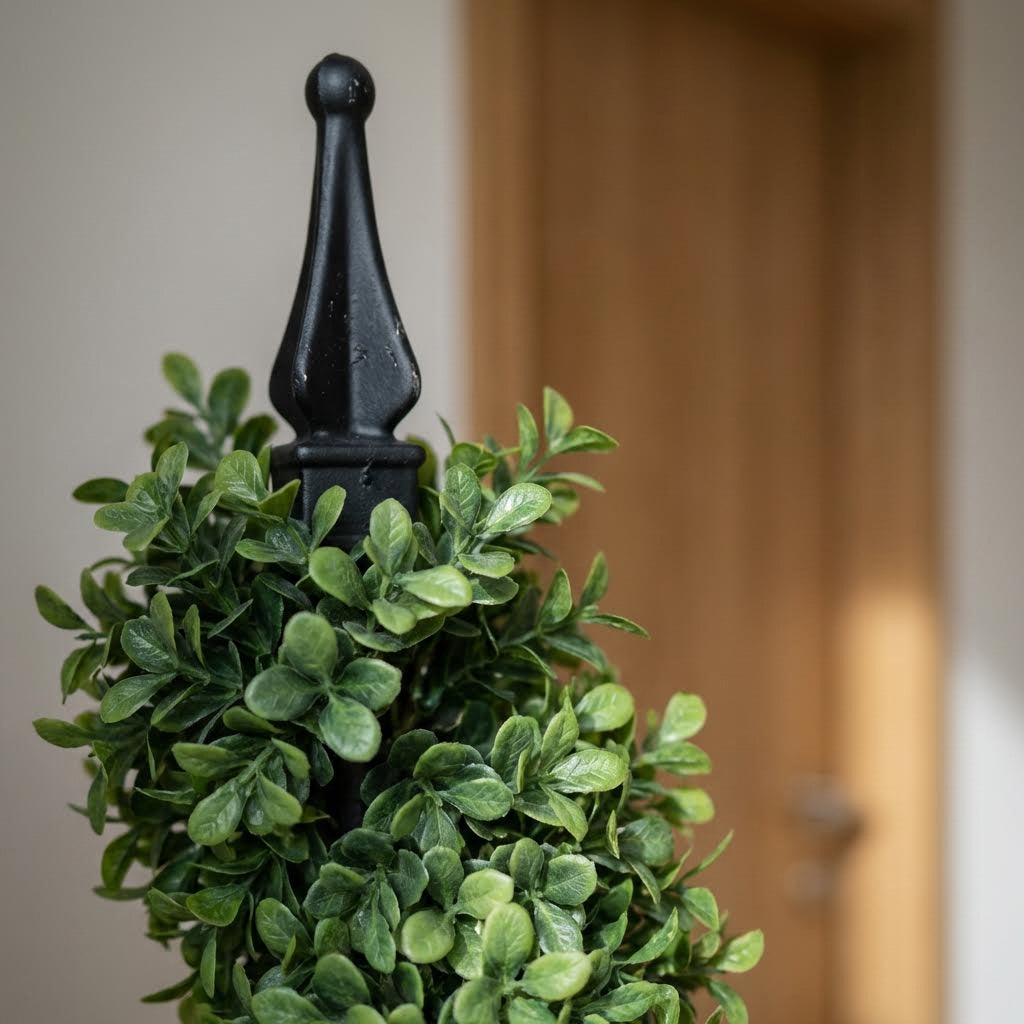 Künstlicher Buchsbaum in Spiralform 90 cm (2er-Set)