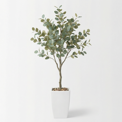 Künstlicher Eukalyptusbaum 150 cm mit Dekotopf
