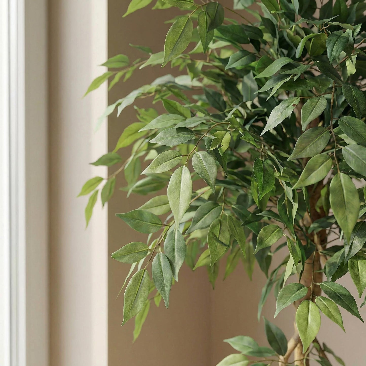 Künstlicher Ficusbaum 120–150 cm mit Dekotopf