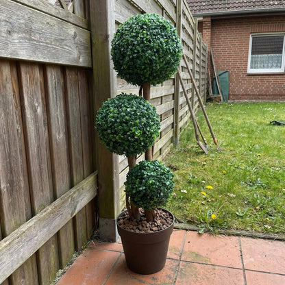 Künstlicher Buchsbaum Kugelbaum 90 cm