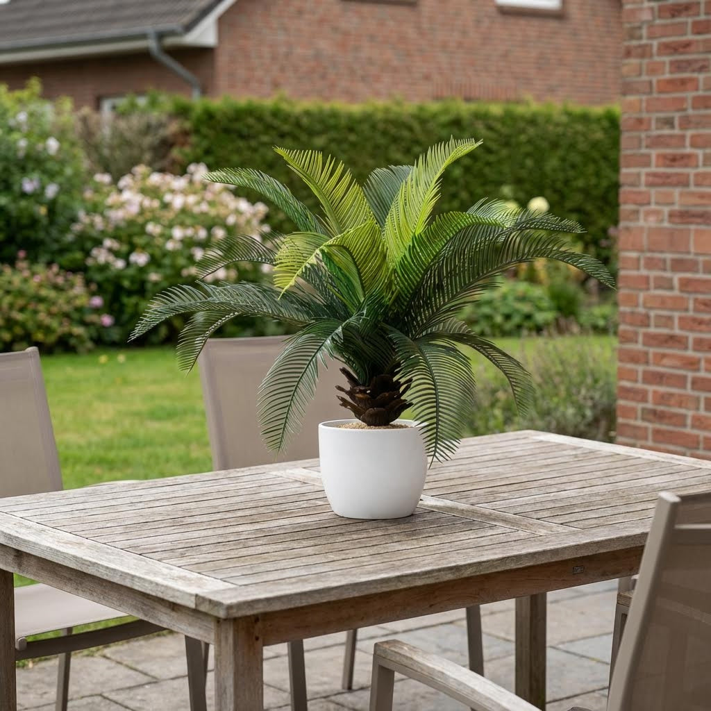 Künstliche Cycas 40 cm mit Steckstiel