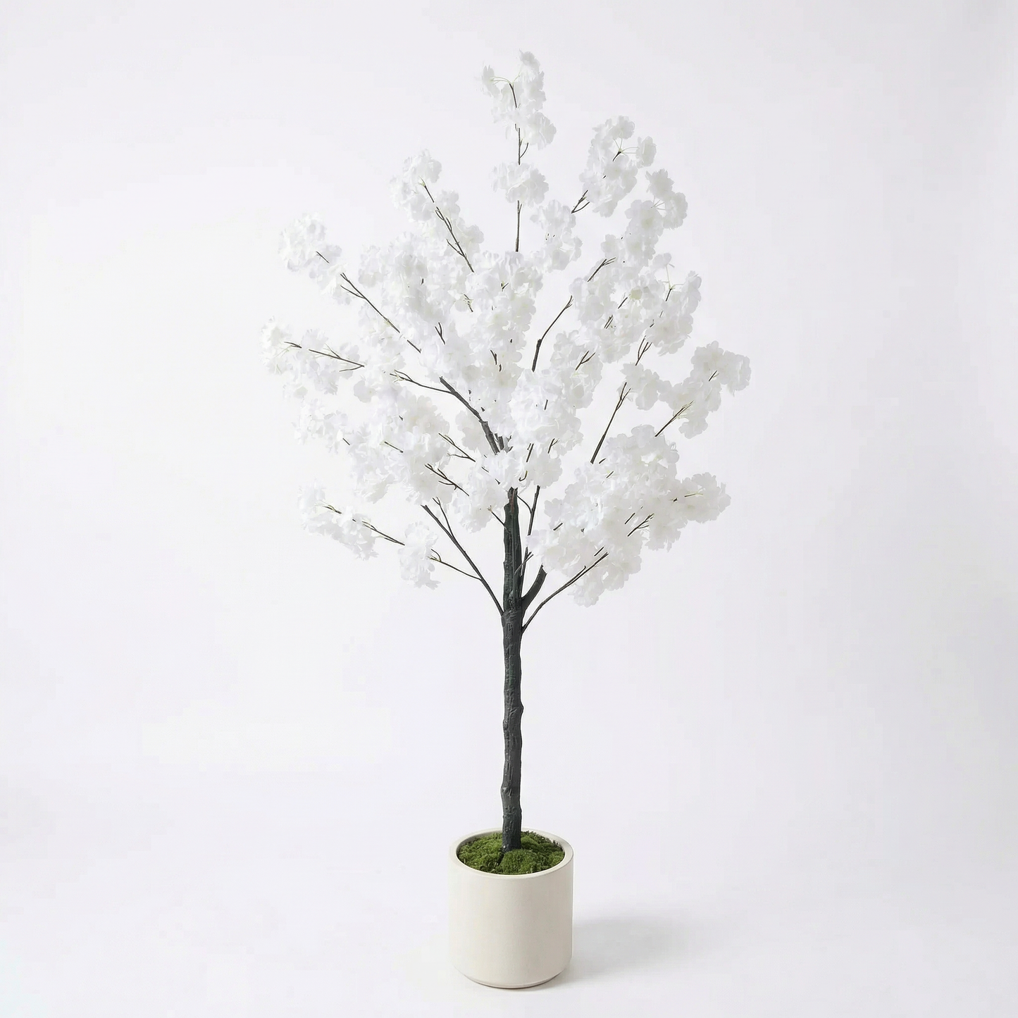 Künstlicher Kirschblütenbaum Weiß 130–180 cm