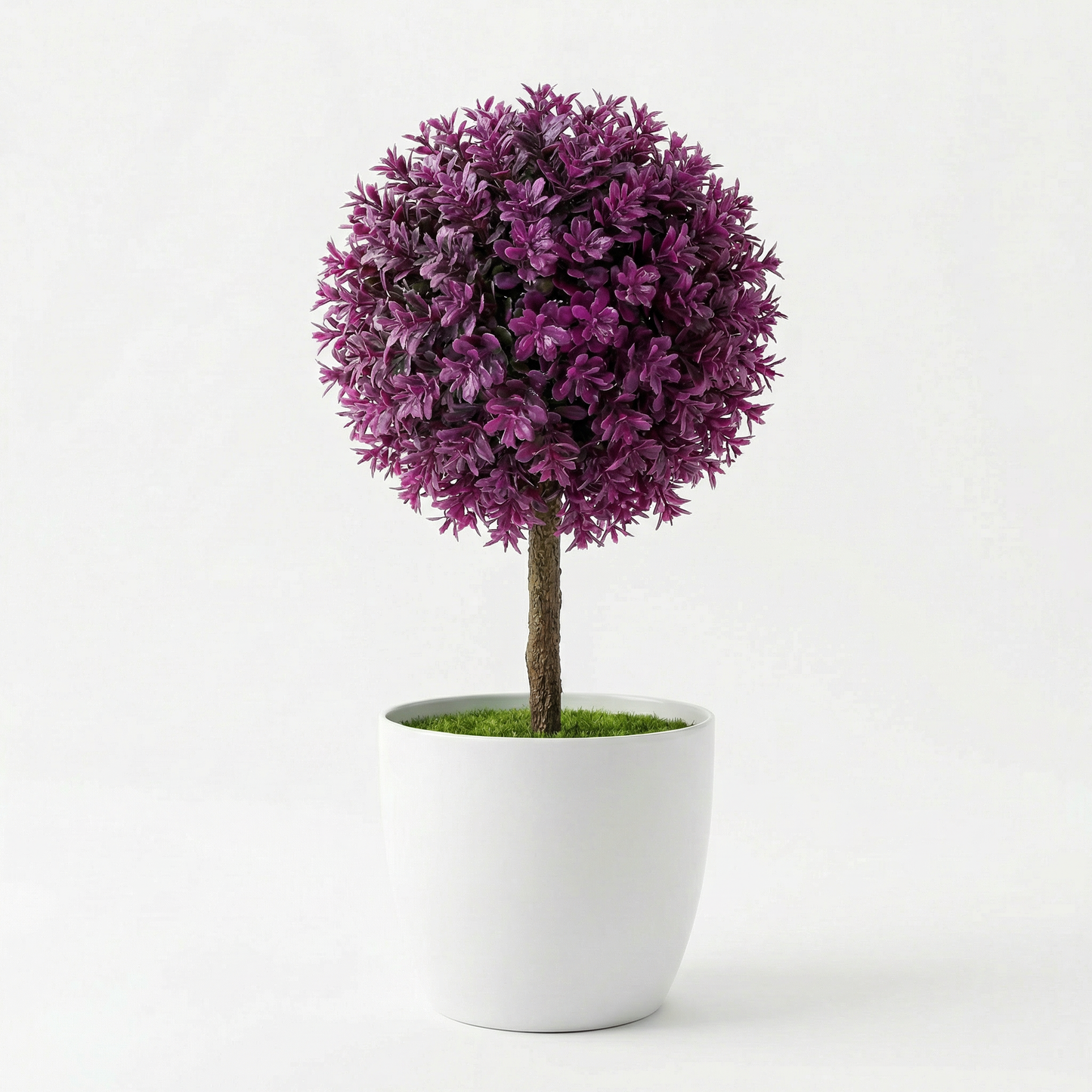 Kunstmatige mini-bolboom 27 cm met sierpot
